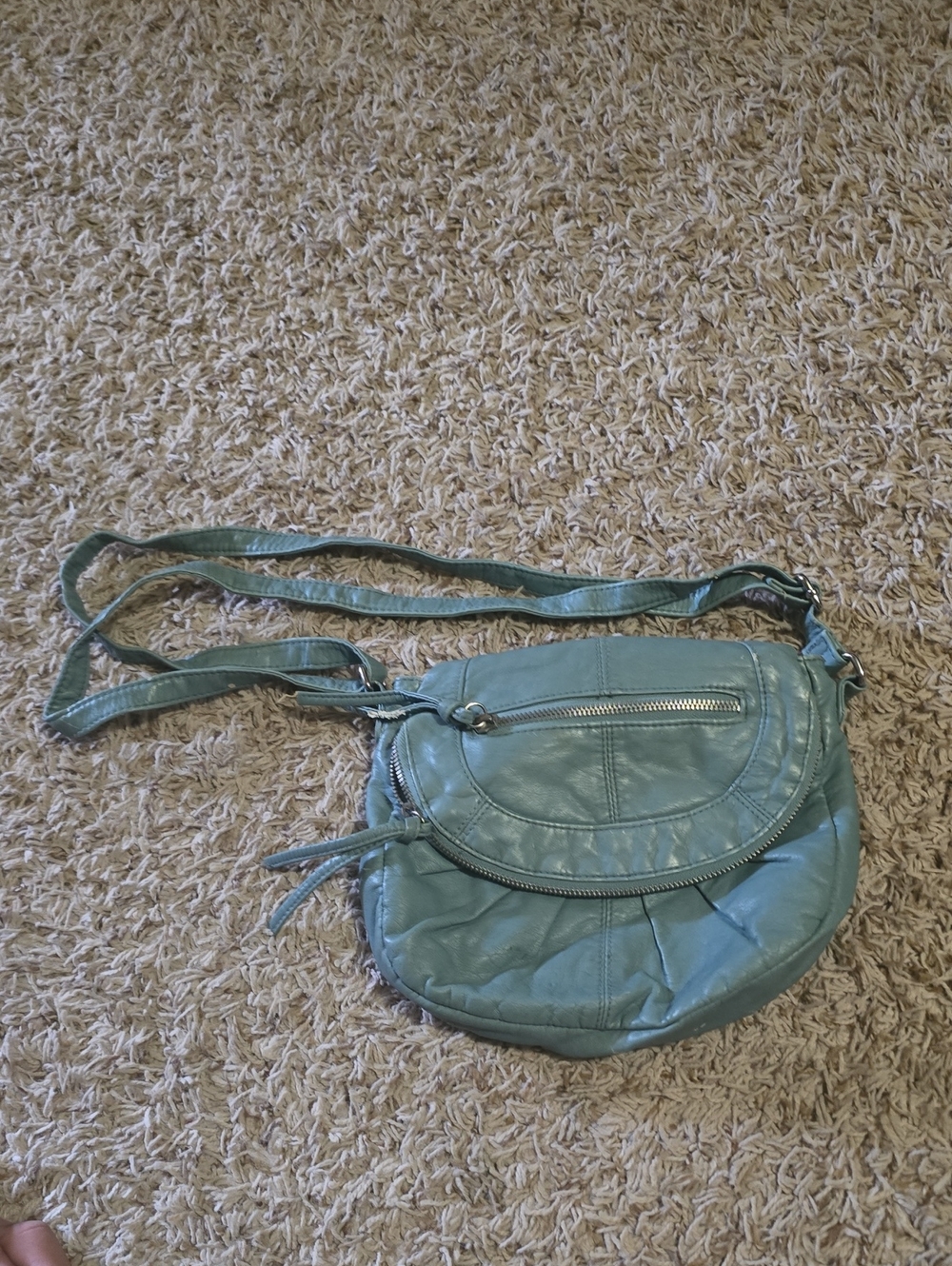 Teal Crossbody Shoulder Bag - Women's Fashion Purse